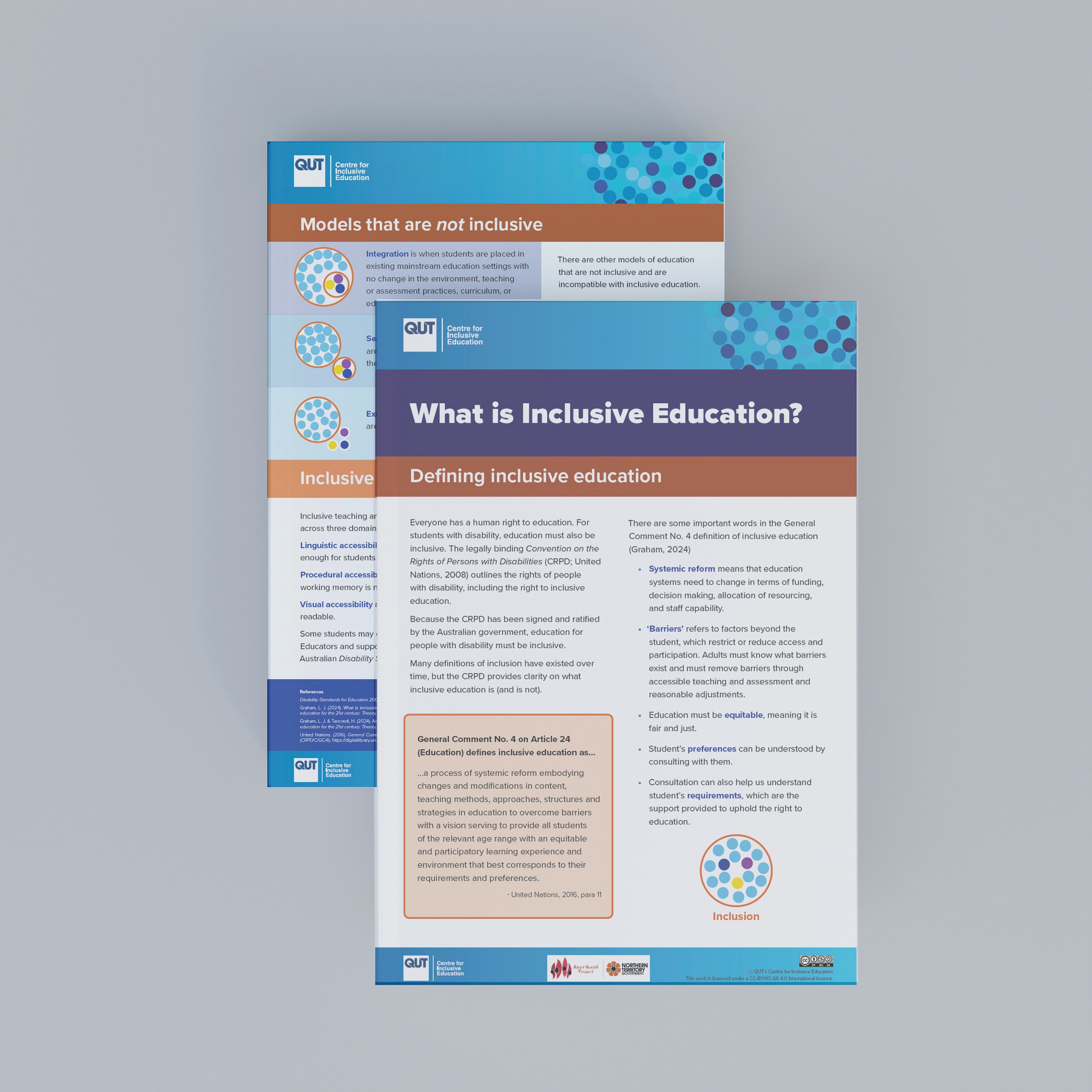 Screenshot of handouts
